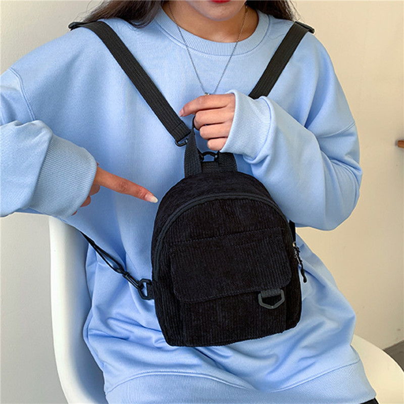 الصلبة اللون حقيبة ظهر صغيرة س - مراجعة Fashion Backpack Women وسعره