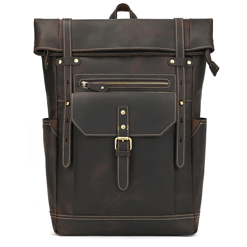 كريزي هورس جلد الرجال على ظهره - مراجعة Leather Backpack Vintage وسعره