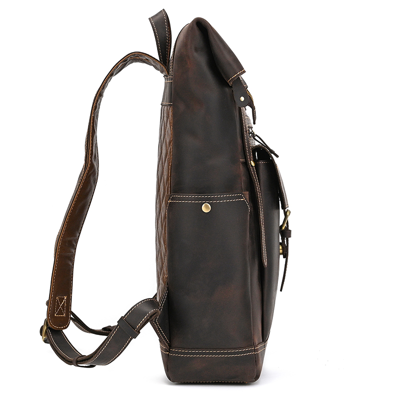 كريزي هورس جلد الرجال على ظهره - مراجعة Leather Backpack Vintage وسعره