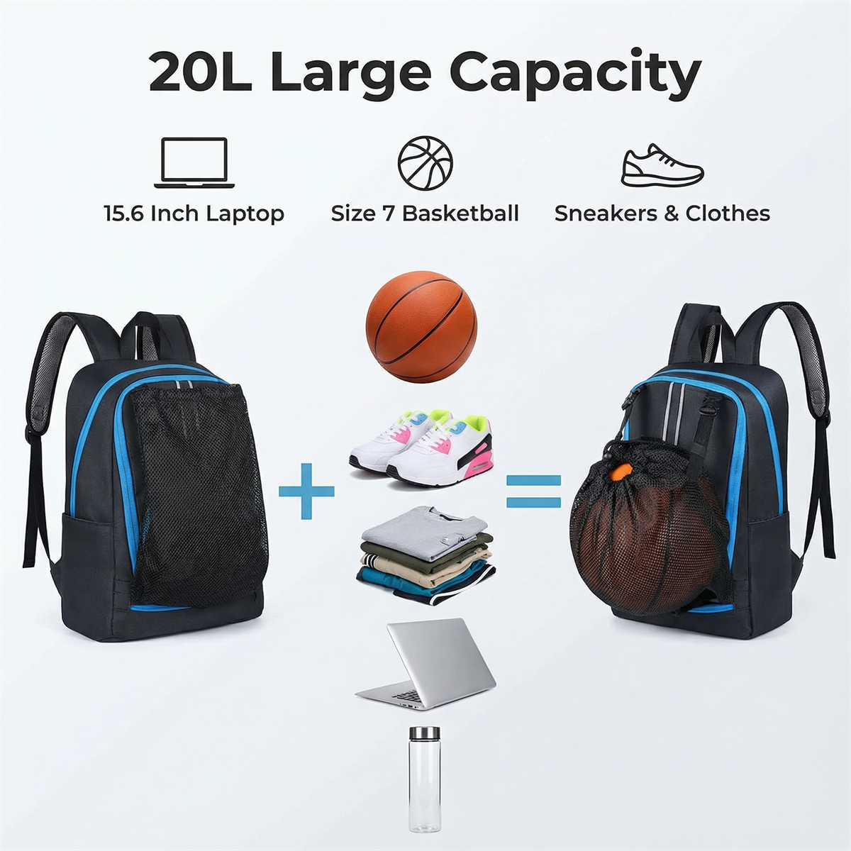 حقيبة كرة السلة، حقيبة السباحة - مراجعة Drawstring Gym Bag وسعره