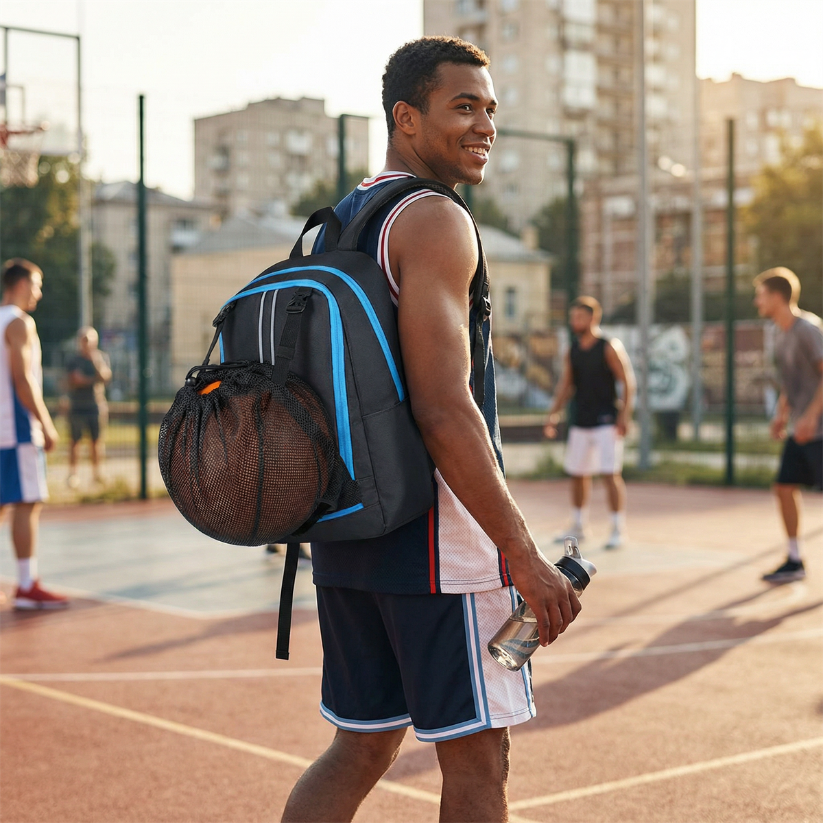 حقيبة كرة السلة، حقيبة السباحة - مراجعة Drawstring Gym Bag وسعره