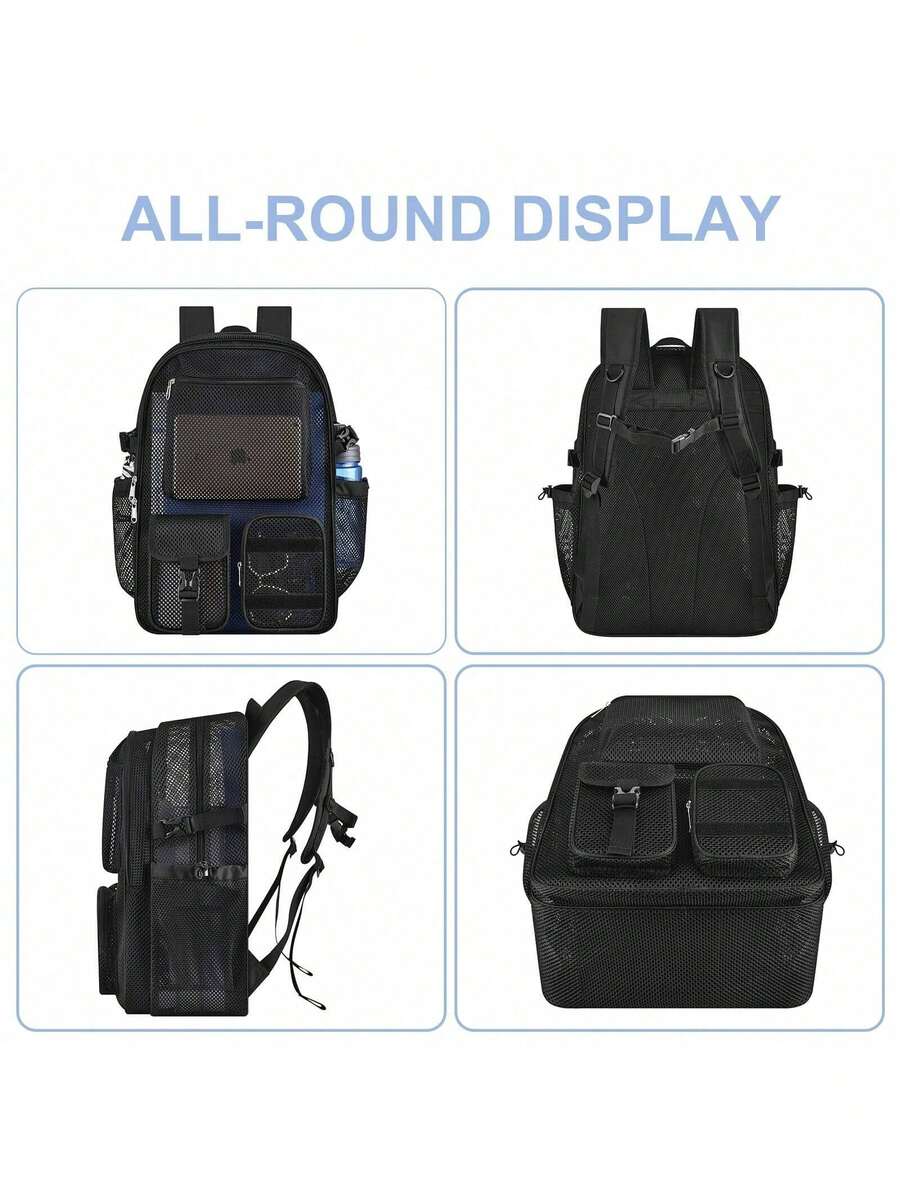 حقيبة ظهر شبكية سعة 36 لتر، حق - مراجعة Canvas Backpack Casual وسعره